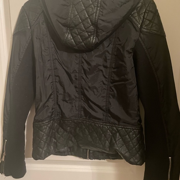 Michael Kors Black Quilted Bomber Jacket - Picture 1 of 3
